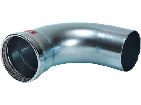 Viega Prestabo XL böj 90° 88,9 Stål/Porzinkpläterat, 597665 | VVS Artiklar - Rör & Kopplingar - Tryckrör och rördelar | GameStuff