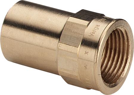 Sanpress indstiksstykke 28 x 1 nippel/muffe rödgods | VVS Artiklar - Rör & Kopplingar - Rödgods rördelar | GameStuff