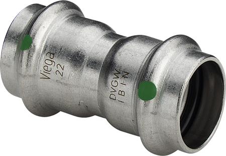 Sanpress Inox Muffe 22 Mm Rustfrit Stål