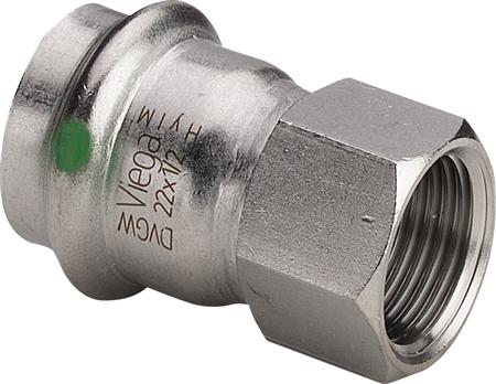 Sanpress Inox Overgang 35 Mm X 114" Rustfrit Stål, 436667
