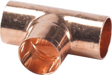 VIEGA Tee 18 mm med lödhylsa | VVS Artiklar - Badrum - Tillbehör för toalett | GameStuff