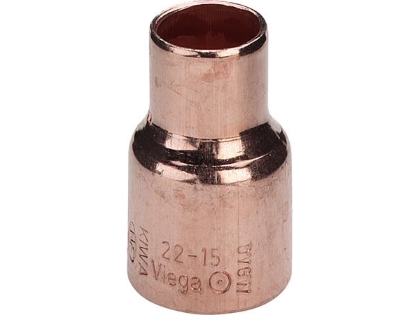 Alternativ bild 0 för Viega reduktionsmuffe 22 x 18 mm kobber