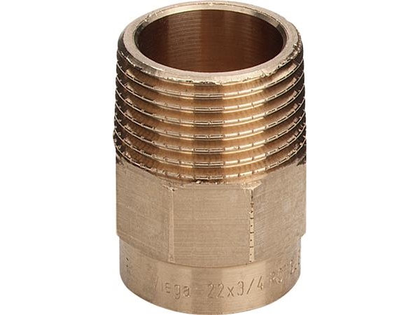 Viega Overgangsnippel Lodde 18 Mm X 1/2 Muffe/Nippel