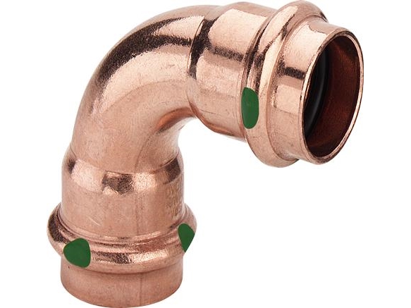 Alternativ bild 0 för Viega Profipress böj 90° 12 koppar/blank, 291488