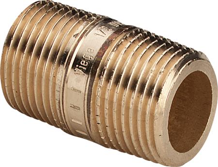 Viega nippelrør 1 1/4 x 60 mm rødgods | Cykling - Hjul, däck och slangar - Ekrar och bröstvårtor | GameStuff