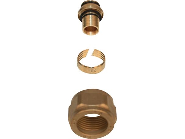 Wavin ø20x2,25mm Alupex kblsæt - Alupex koblingssæt 3/4