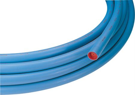 Wavin PE80 vandtrykrør PEM-rør (rulle / PN10 / SRD11 / blå), Ø40 mm / 100 meter