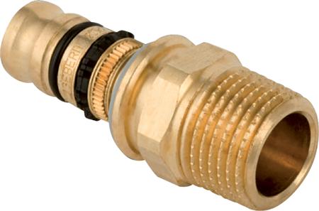 Geberit Mepla Overgang Med Udvendigt Gevind D=32 Mm R=1 1/4"