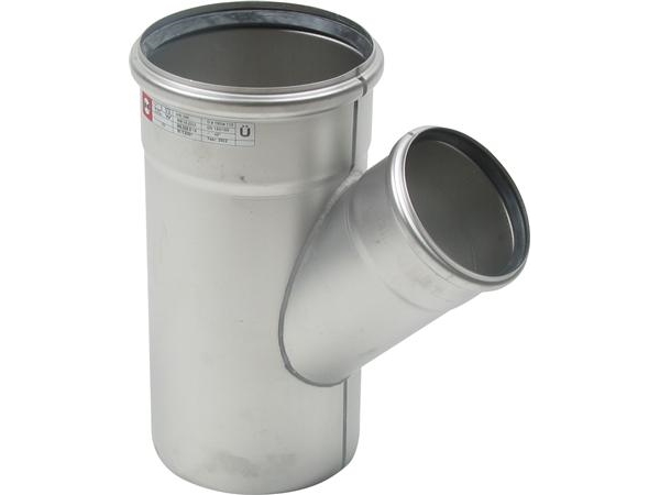 Blücher gr.rør 45gr.110-75mm - strømlinet RF AISI 304.Alm RF stål | VVS Artiklar - Dränering - Rostfri dränering | GameStuff