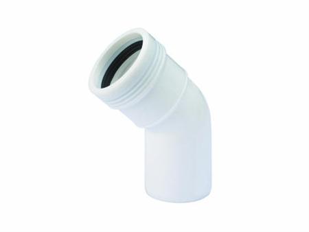 Wavin Pp Bøjning 45 Grader Ø 32 Mm Hvid