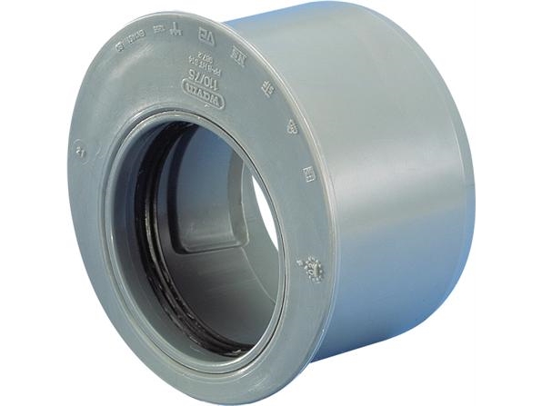 Wafix PP reduktion kort 50 x 32 mm grå | Gråa dräneringsrör | GameStuff