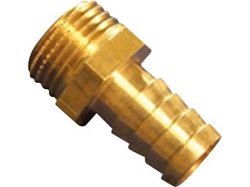 Arimex Messing-Schlauchnippel ½" Schlauchnippel Und ½" Außengewinde Mit 6 Kanten Zwischen Nippel Und Gewinde