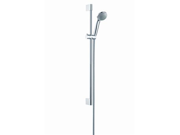 Hansgrohe Crometta 85 Brausegarnitur Mit 650 Mm Brausestange, Handbrause Mit 1 Strahlfunktion Und 1,6 Meter Brauseschlauch