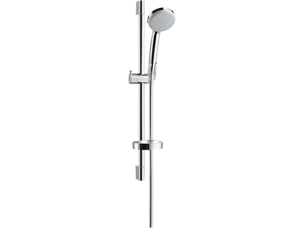 Hansgrohe Croma 100 Vario Brauseset Mit 650 Mm Brausestange, Ø100 Mm Handbrause Mit 4 Strahlfunktionen Und 1,6 Meter Brauseschlauch