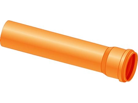 Pvc-Kloakrør 160X3000mm Sn4 - Flerlagsrør, En13476-2. Ostendorf