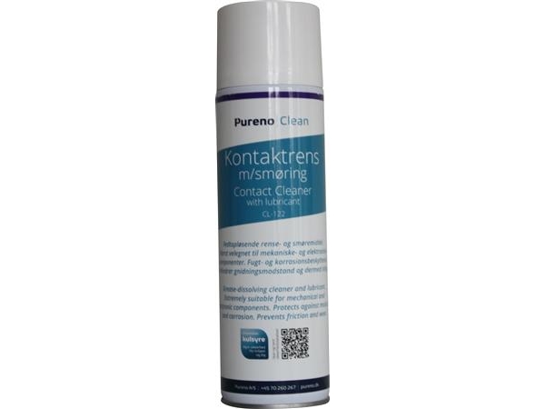 Kontaktrens Med Smøring 500Ml Spray. Fedtopløsende Rense- Og Smøremiddel Der Opløser Fedt, Overfladesnavs, Olie Og Fremmedlegemer