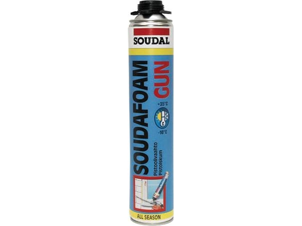 SOUDAL Soudafoam SMX® NBS pistolskum 750 ml, enkomponentspolyuretanskum redo att användas. | Kläder & Säkerhet - Arbetskläder - Underkläder | GameStuff