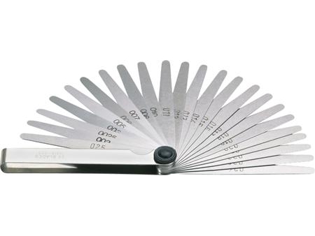 Bahco Sucherklingen-Satz 26 Klingen0,03 - 0,10Mm (0,01 Mm Abstand)0,10 - 1,00Mm (0,05 Mm Abstand)