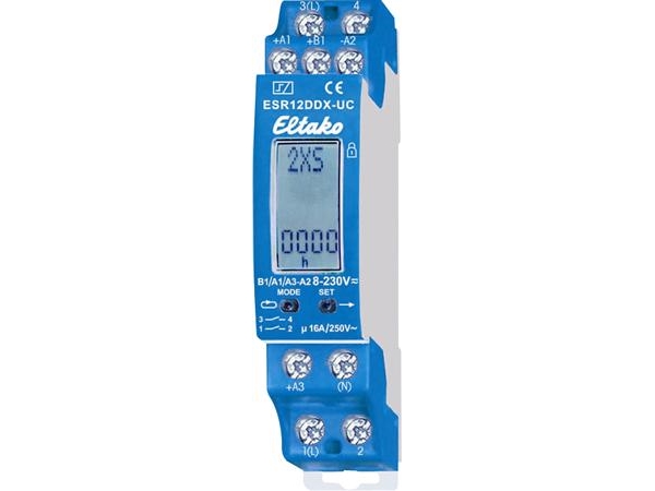 Strømstødskontakt Din-Skinne Eltako Esr12ddx-Uc 2 X Sluttekontakt 230 V 8 A 2000 W 1 Stk