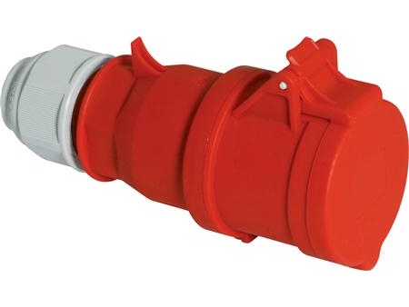 Bals Cee-Verlängerungskabelh6 400V Ac 16A 5-Polig, Rotmultigrip-Kabelentlastung, Quick Connect Ip44polyamid