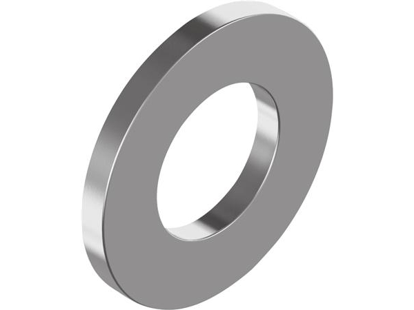 WASI Bricka M8 DIN 125 A rostfritt A4, Form A (utan fas) för 8mm, insida 8,4mm, utsida 16,0mm, höjd 1,6mm - (1000 st.) | Verktyg & Verkstad - Brickor & Ringar - Övriga | GameStuff