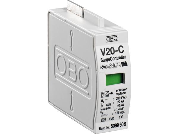 OBO Bettermann 5099609 V20-C 0-280 Overspændingsafleder 20 kA 1 stk