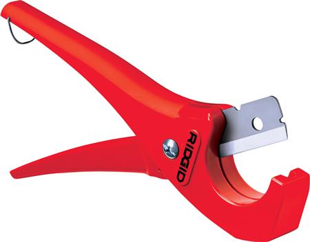 Ridgid Kunststoffrohrschere Pc-1250 Für Alle Arten Von Kunststoffmaterialien Von 3-42 Mm Mit Umkehrbarem Schnellwechselmesser