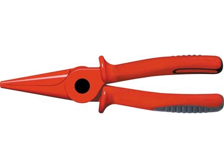 Cimco 100790, Rund-næse tænger, 8 cm, Plast, Plast, Rød, 200 mm