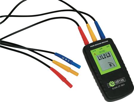 Elma Instruments Fasefølgetester Mit Modernem Lcd-Display.