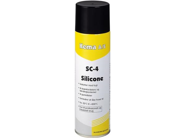 Kema Siliconespray Sc-4 500Ml Spraytil Smøring Af Kunststoflejerlister , Remme Multistik M.V