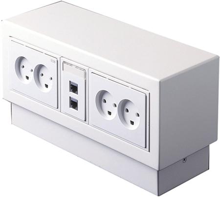 Installationsstander Pos-10/10 Enheder Hvid