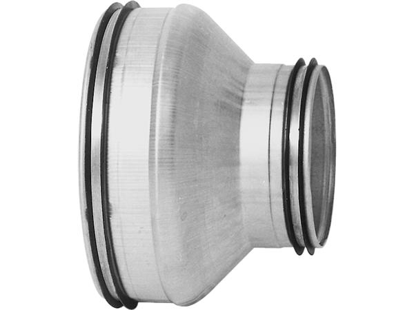 LINDAB Reduktion RCU 125-100, kort, centrisk med nippel-/nippeltilslutning. | Ventilation & Klimat - Rör & Kopplingar - Rör och böjar | GameStuff