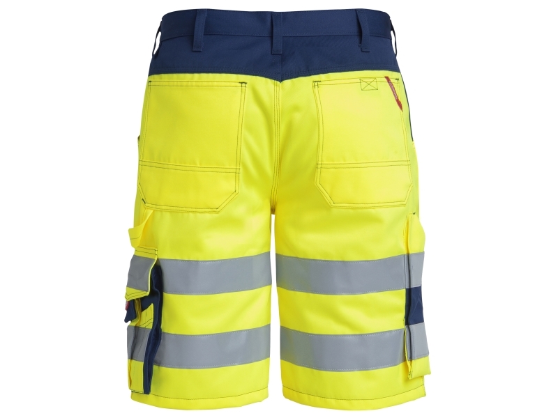 F.Engel Arbeitsshorts - Größe 80 - Modell: 6501-770 - Farbe: Gelb/Marine - 20471 Sicherheit