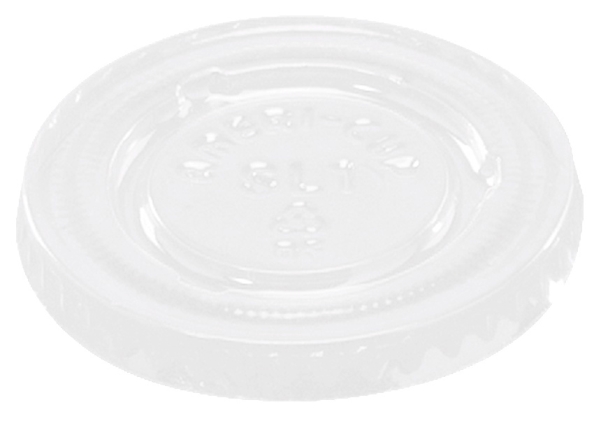 Plastlåg Ø44 Mm Pet Klar Til Dressingbæger 30 Ml,50 Ps X 100 Stk/Krt