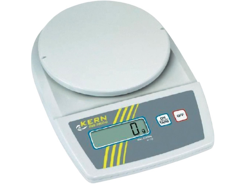 Kern Briefvægt Måleområde (Max.) 3 Kg Aflæsning 0.1 G Net-/Batteridrevet Sølv (Emb 3000-1)