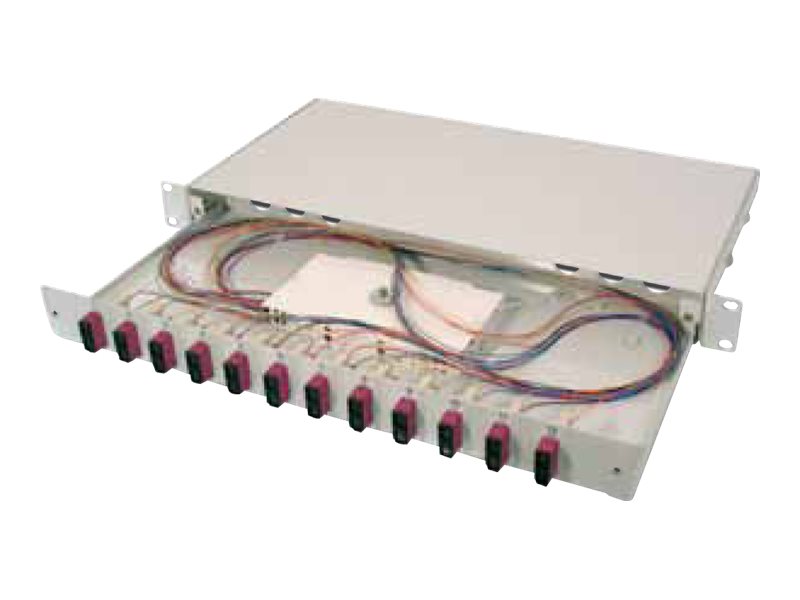 DIGITUS DN-96322-4 - Fiberoptisk skarvlåda - 1U - 19 | Datortillbehör - Nätverk - Kopplingspanel | GameStuff