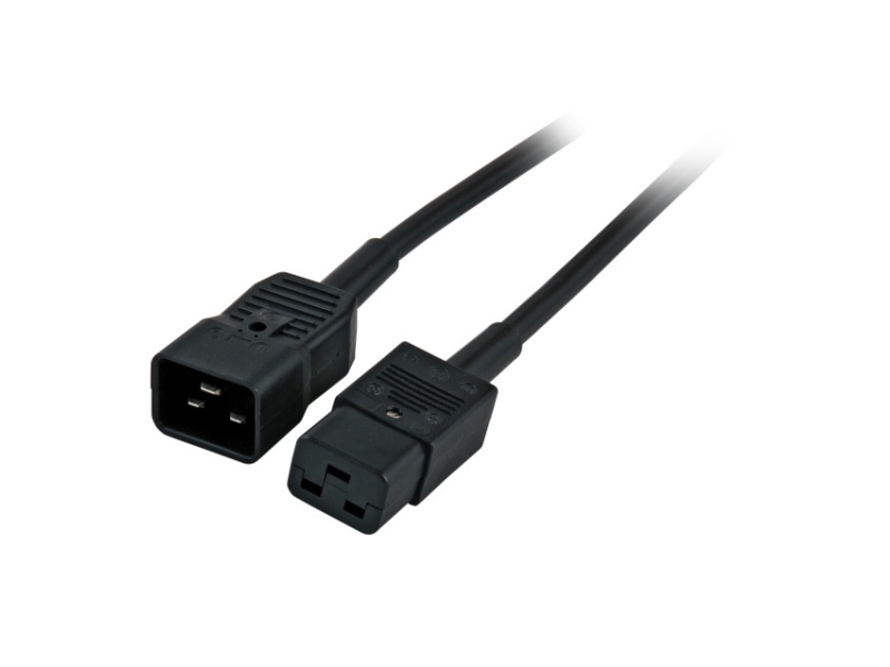 Netkabel 230V Iec-C19(Stikkontakt)/ Iec-C20(Stik), 5M,