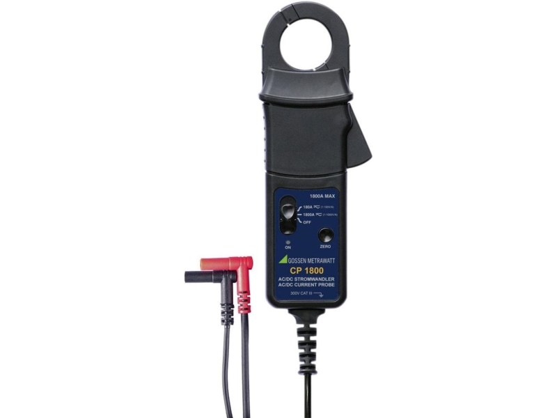 Gossen Metrawatt Cp1800 Strømtangsadapter Måleområde A/Ac (Område): 100 Ma - 1250 A Måleområde A/Dc (Område): 100 Ma - 1250 A