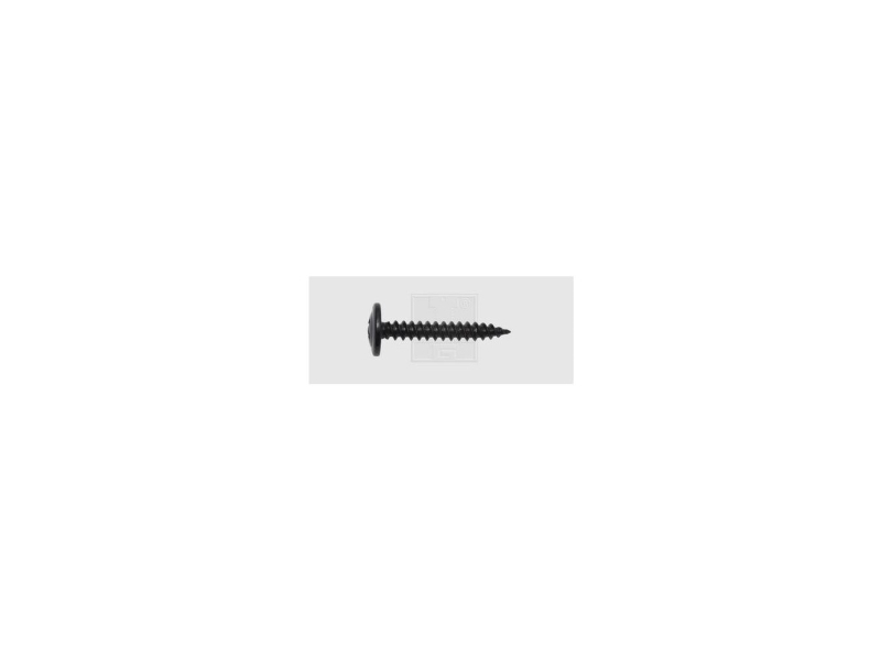 Swg Flatheadskruv 4 8 Mm 9 5 Mm Spade Spets Philips Stål Svart Galvaniserad 100 St