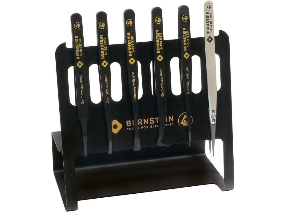 BERNSTEIN Tools for Electronics 5-190 V Pincet-sæt 6 dele 150 mm