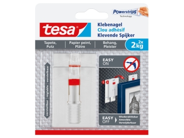 Klæbesøm Tesa 77777-00000 Til Indendørs Brug, Universal Hook 2Kg