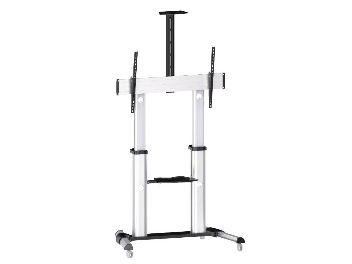 Sunne S22, 2,54 M (100"), 600 X 400 Mm, 1000 X 600 Mm, 5 - 10°, Aluminium, Stål, Sort, Sølv
