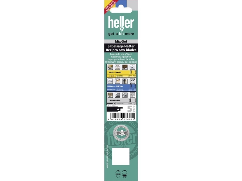 Heller 27499 9 Stiksavsklinger 1 Set