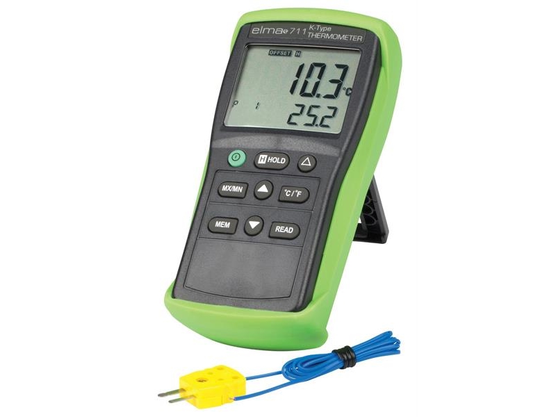 ELMA INSTRUMENTS Digitalt termometer 711 til måling af temperaturer i hele industrisektorern. | Ventilation & Klimat - Annan ventilation och klimat - Temperaturmätningsutrustning | GameStuff