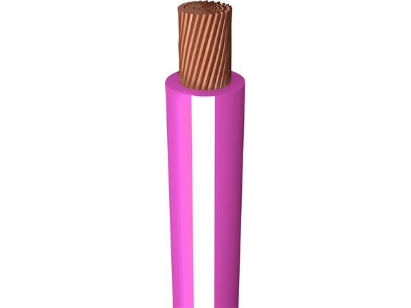 Prysmian installationskabel, halogenfri 1X0,75mm² H05Z-K rosa/vit 300/500V, rulle 200 m | Ledningar - högspänning | GameStuff
