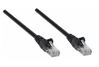 Intellinet Premium Netzwerkkabel, Cat6a, S/Ftp, 100% Kupfer, Cat6a-Zertifiziert, Ls0h, Rj45-Stecker/Rj45-Stecker, 0,25 M, Schwarz, 0,25 M, Cat6a, S/F