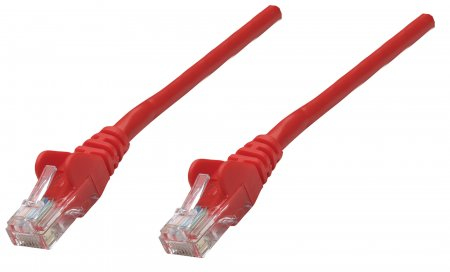 Intellinet Premium Netzwerkkabel, Cat6a, S/Ftp, 100% Kupfer, Cat6a-Zertifiziert, Ls0h, Rj45-Stecker/Rj45-Stecker, 0,25 M, Rot, 0,25 M, Cat6a, S/Ftp (