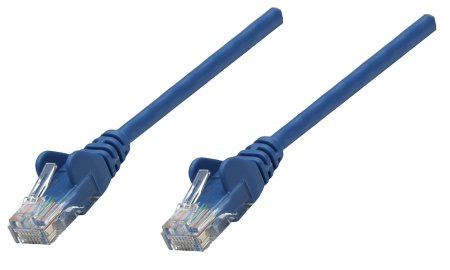 Intellinet Premium Netzwerkkabel, Cat6a, S/Ftp, 100% Kupfer, Cat6a-Zertifiziert, Ls0h, Rj45-Stecker/Rj45-Stecker, 0,25 M, Blau, 0,25 M, Cat6a, S/Ftp