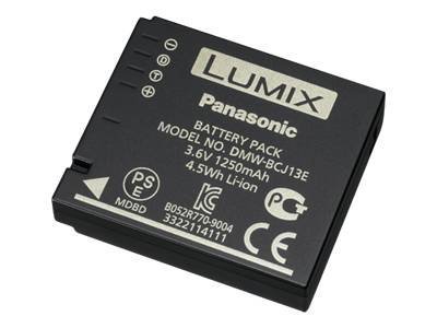 Panasonic DMW-BCJ13E - Batteri - Li-Ion - 1250 mAh - för Lumix DMC-LX5, LX5EB-K, LX5EF-K, LX5EG-K, LX5EP-K, LX5K, LX5W, LX7