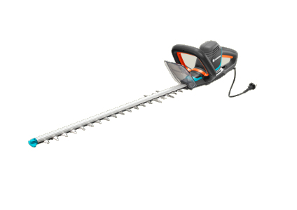 Gardena Elektro-Heckenschere Powercut 700/65, 65 Cm, Doppelte Klinge, 2,7 Cm, Orange, Schwarz, Blau, 3,1 M/S², 87 Db